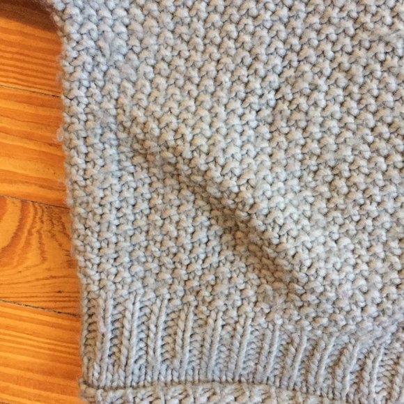 Anthropologie Moth Grey Knit Turtleneck Sweater XS - Picture 6 of 6
